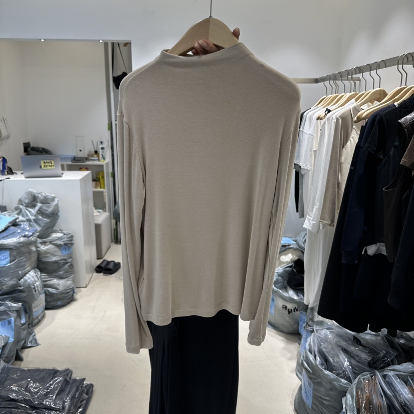 RICH SISTER東大門㊣實拍女士新款真品職業25秋冬時尚長袖T恤RICH SISTER長袖T恤