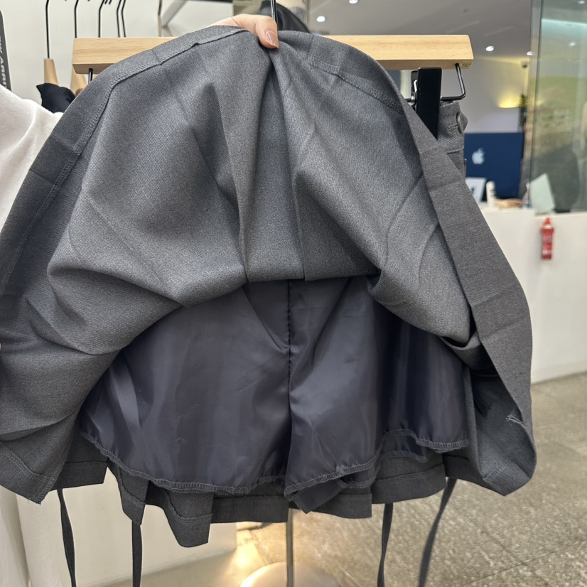 VENEFIT東大門㊣實拍女裝新款推薦25秋冬熱賣職業裙褲含腰帶VENEFIT/JENNIE裙褲