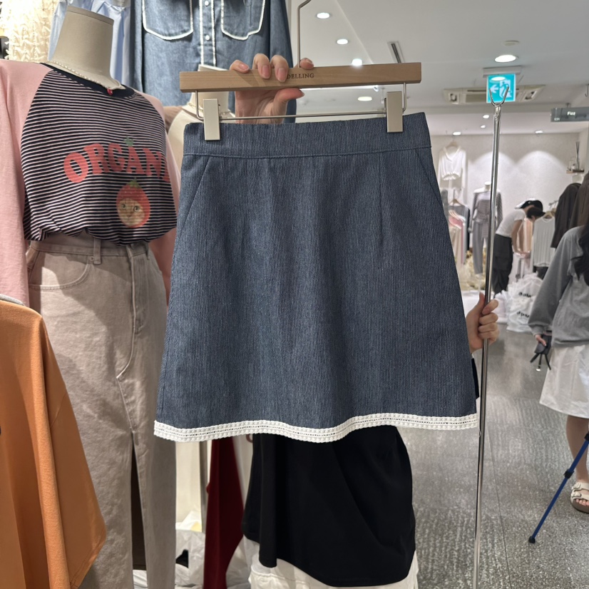 DELLING韓國直郵㊣女士新款真品人氣休閑時尚25秋冬熱賣短裙DELLING短裙圖色2
