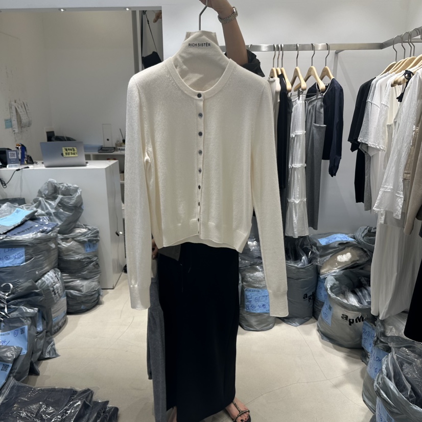 RICH SISTER東大門㊣實拍女士新品人氣熱賣針織衫羊毛開衫RICH SISTER針織衫