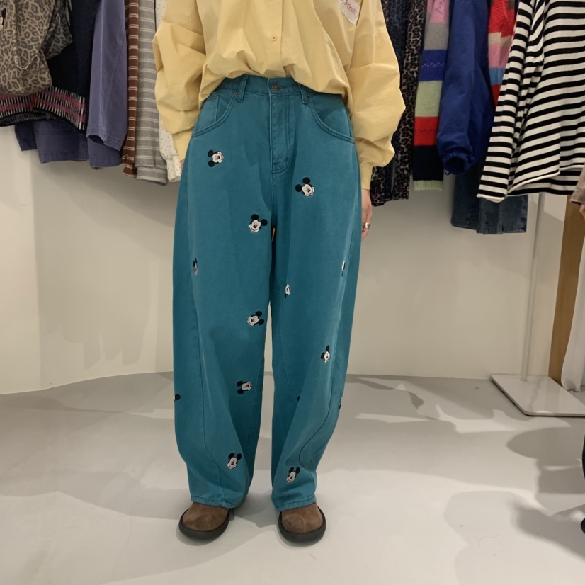VENTI東大門㊣直郵女士新品職業25秋冬熱賣休閑推薦休閑褲刺繡VENTI休閑褲圖色2