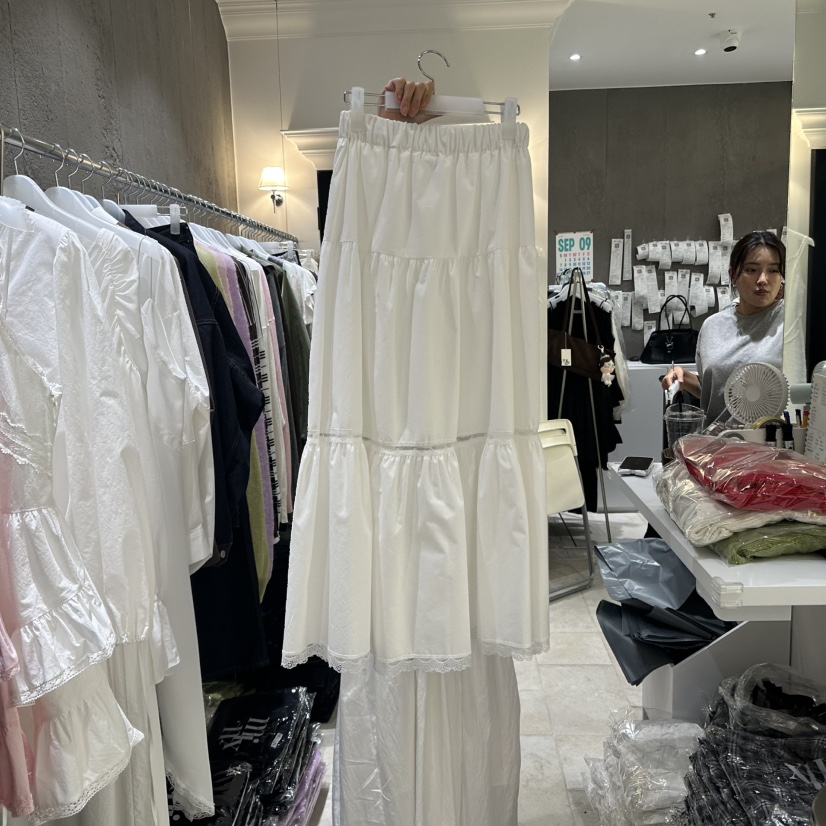MIXXIN東大門㊣實拍女裝新品熱賣時尚25秋冬真品職業推薦長裙MIXXIN長裙