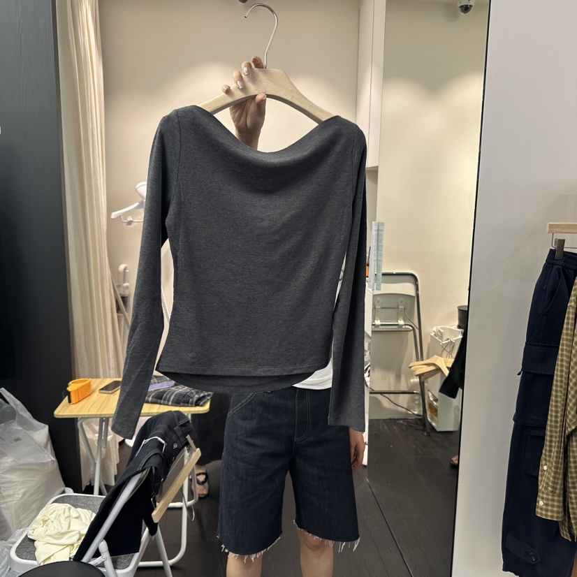 SALT BREAD韓國直郵㊣女裝新品職業休閑25秋冬推薦長袖T恤SALT BREAD長袖T恤