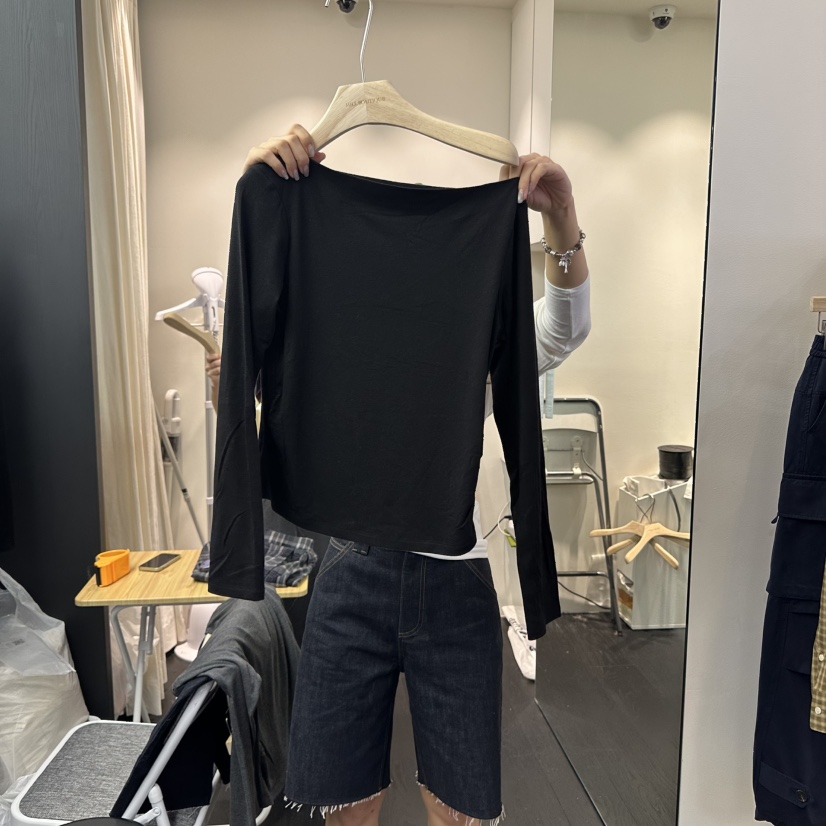 SALT BREAD韓國直郵㊣女裝新品職業休閑25秋冬推薦長袖T恤SALT BREAD長袖T恤圖色2