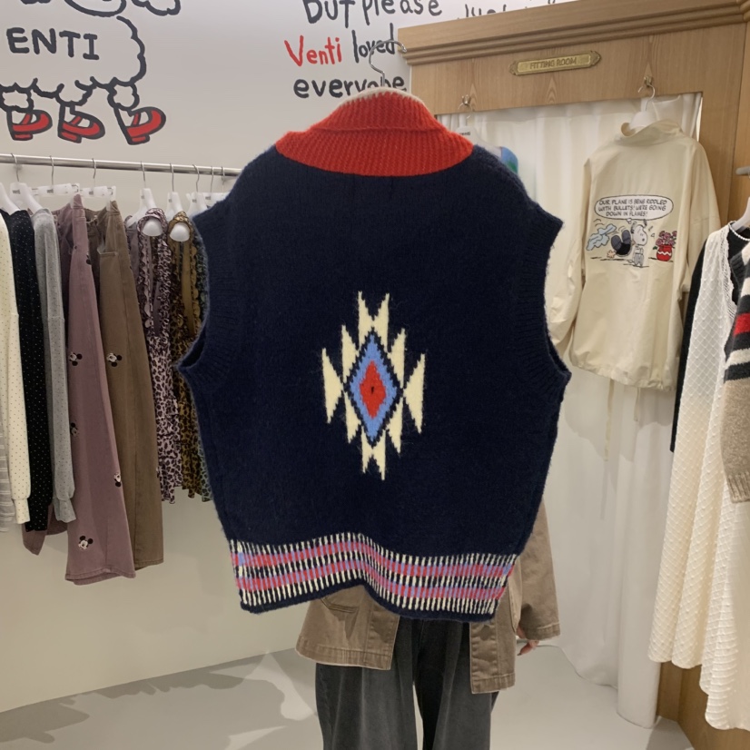 VENTI東大門㊣直郵女裝新品職業真品推薦25秋冬人氣休閑馬甲VENTI馬甲
