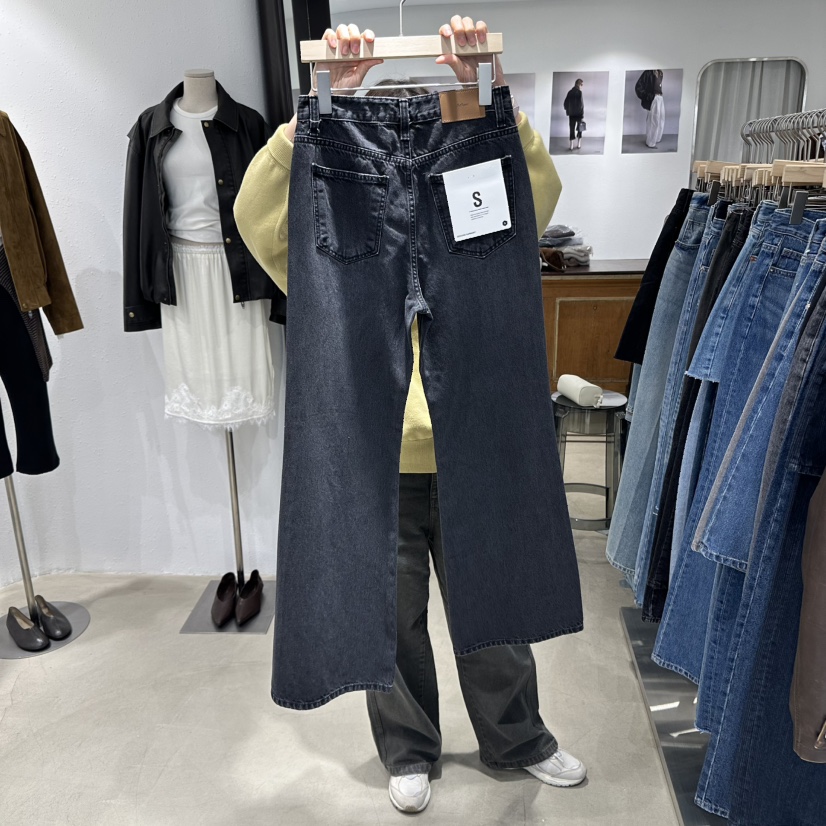 ACKER韓國代購㊣女士新品25秋冬熱賣人氣時尚休閑真品牛仔褲ACKER牛仔褲
