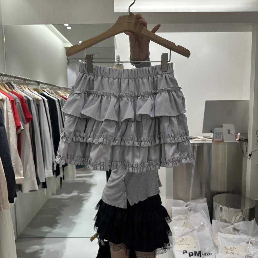 AHOY韓國代購㊣女士新品休閑推薦熱賣時尚25秋冬人氣職業短裙AHOY短裙