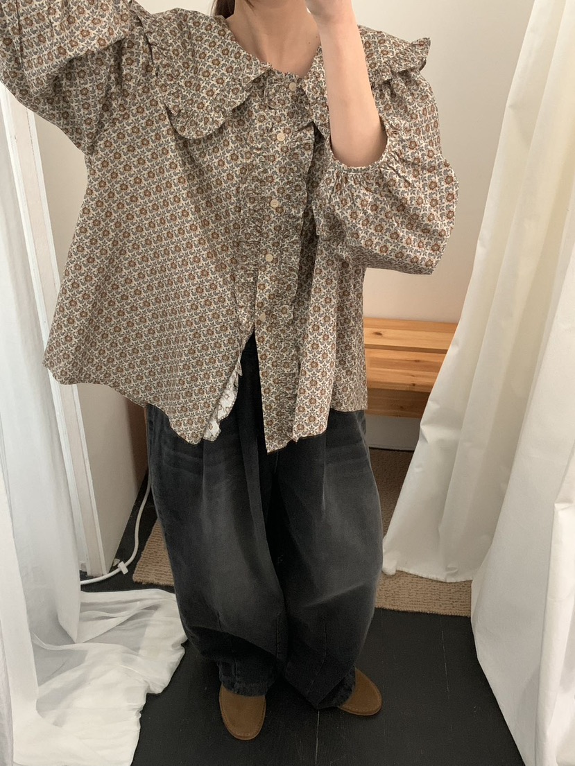 VENTI東大門㊣實拍女士新款推薦休閑時尚熱賣25秋冬襯衫蕾絲衫VENTI襯衫/蕾絲衫