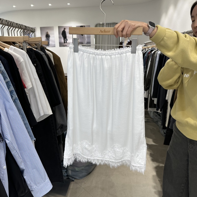 ACKER東大門㊣代購女士新款25秋冬熱賣真品職業半身裙中短裙ACKER半身裙/中短裙