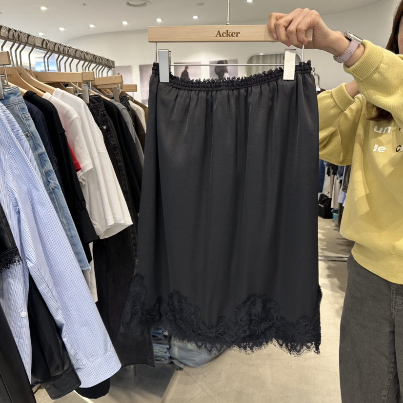 ACKER東大門㊣代購女士新款25秋冬熱賣真品職業半身裙中短裙ACKER半身裙/中短裙圖色2