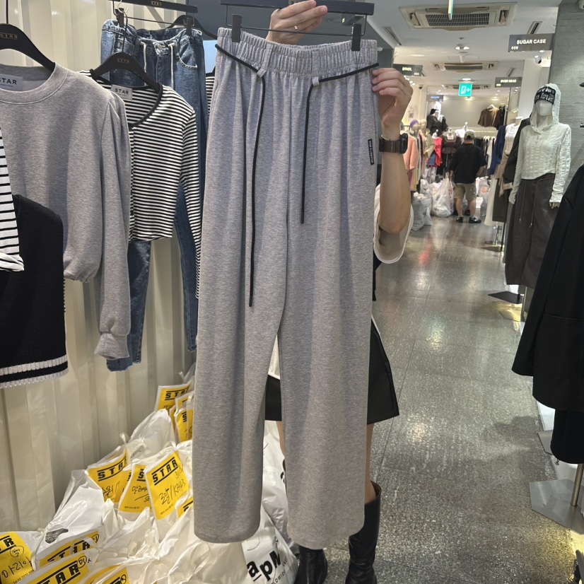 LONE STAR東大門㊣實拍女士新品休閑25秋冬職業休閑褲含腰繩LONE STAR休閑褲