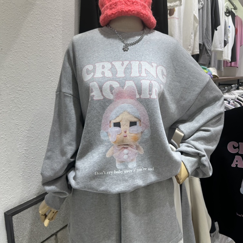 EVE韓國代購㊣女士新品人氣時尚熱賣休閑25秋冬推薦職業衛衣EVE衛衣圖色2
