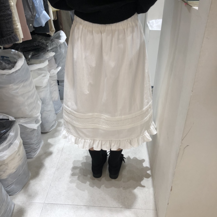 ASOME東大門㊣代購女裝新品休閑職業25秋冬半身裙中短裙蕾絲A.SOME半身裙/中短裙