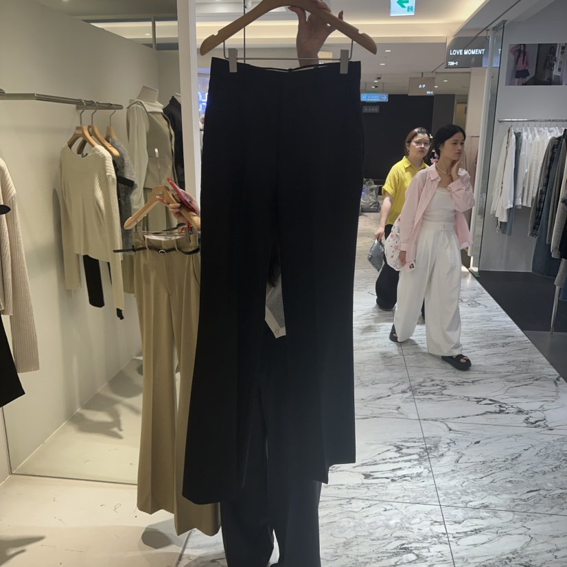 MER韓國代購㊣女士新品人氣時尚休閑真品職業休閑褲不含腰帶MER/ANGELO BIANCO休閑褲圖色2