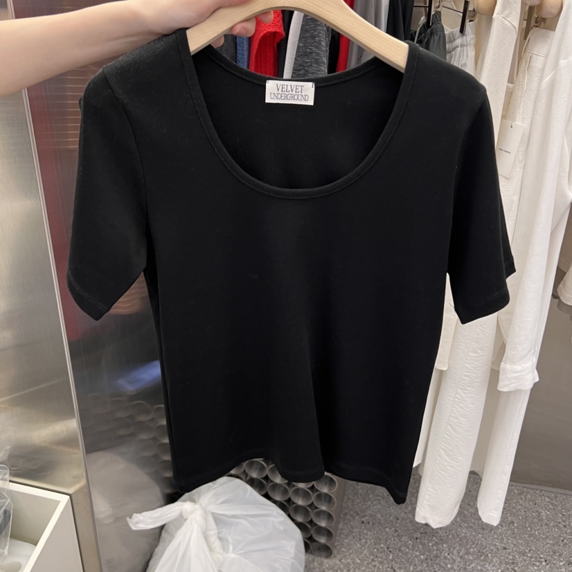 VELVET UNDERGROUND東大門㊣直郵女裝新品時尚25秋冬人氣T恤VELVET UNDERGROUNDT恤圖色4