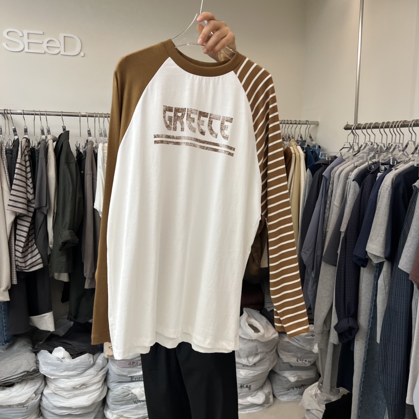 LEESEED-A東大門㊣代購女裝新款職業休閑人氣推薦熱賣長袖T恤SEeD/LEESEED長袖T恤圖色3