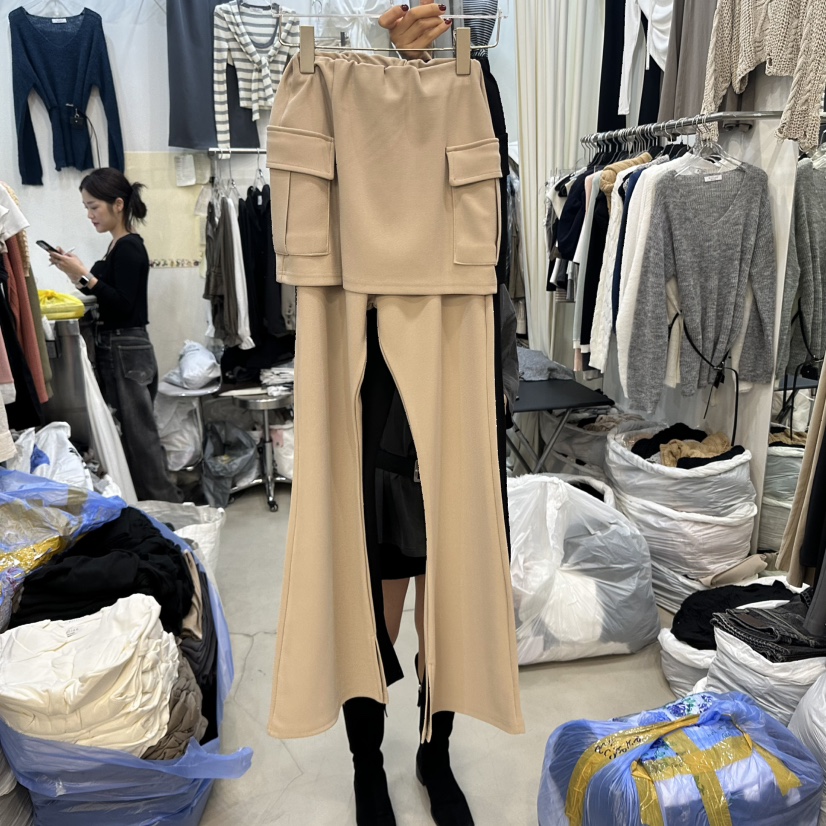 BILLION-L東大門㊣代購女裝新品熱賣休閑職業人氣裙褲工裝BILLION-L裙褲