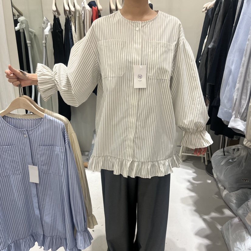 YUNBAL東大門㊣實拍女士新款真品職業休閑人氣熱賣襯衫蕾絲衫YUNBAL襯衫/蕾絲衫圖色3