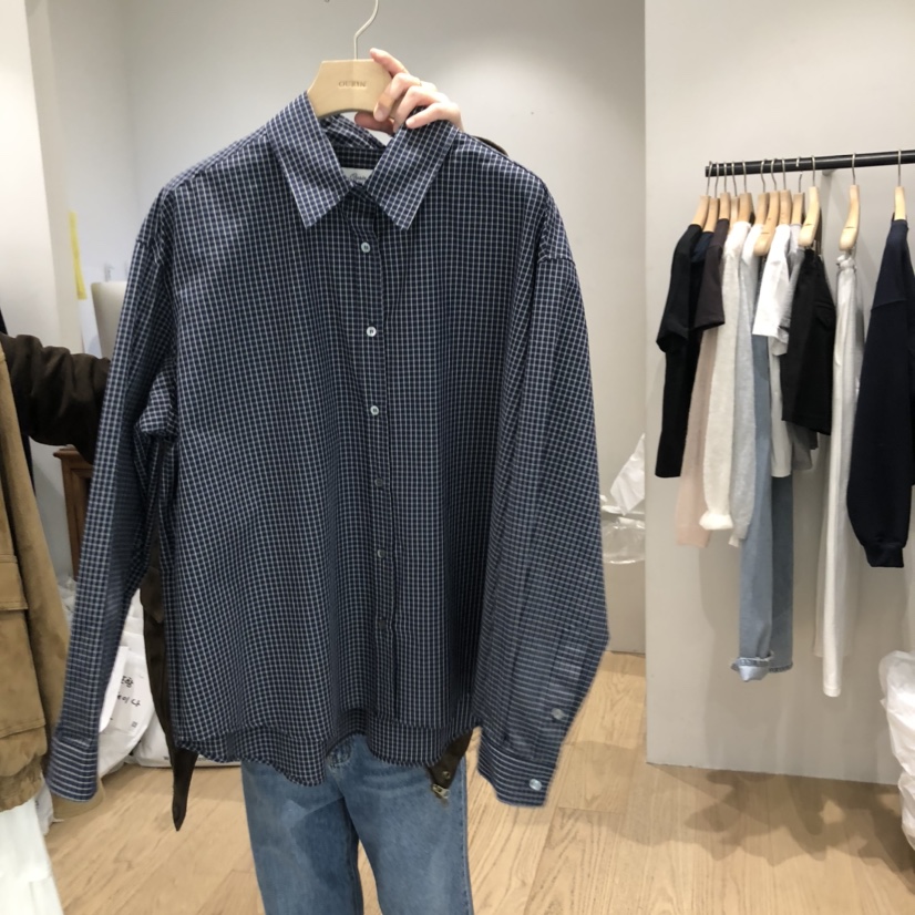 OURIN韓國代購㊣女裝新品真品時尚人氣25秋冬推薦襯衫蕾絲衫OURIN襯衫/蕾絲衫