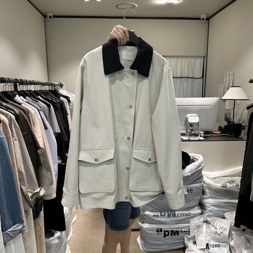RE STOCK東大門㊣代購女士新款真品人氣25秋冬職業時尚夾克RE STOCK夾克