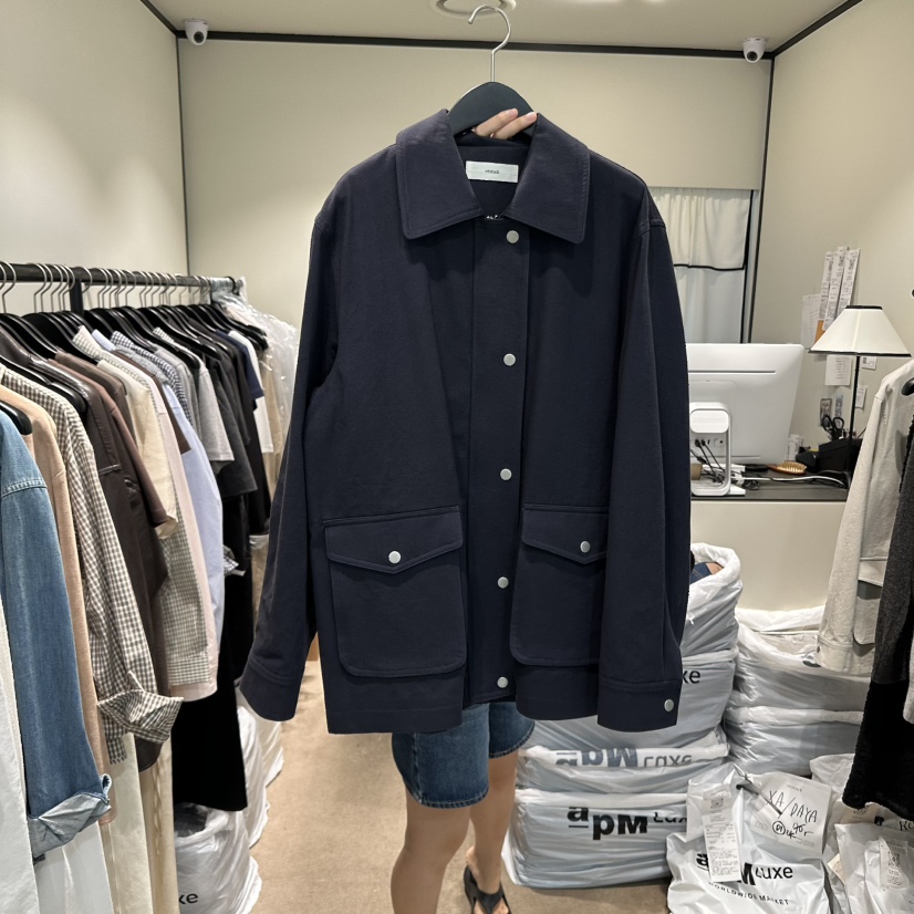 RE STOCK東大門㊣代購女士新款真品人氣25秋冬職業時尚夾克RE STOCK夾克圖色2