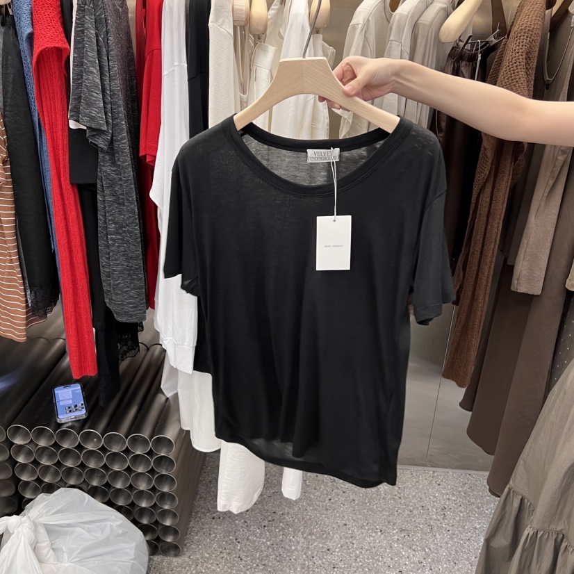 VELVET UNDERGROUND東大門㊣直郵女裝新款時尚休閑人氣T恤VELVET UNDERGROUNDT恤圖色4