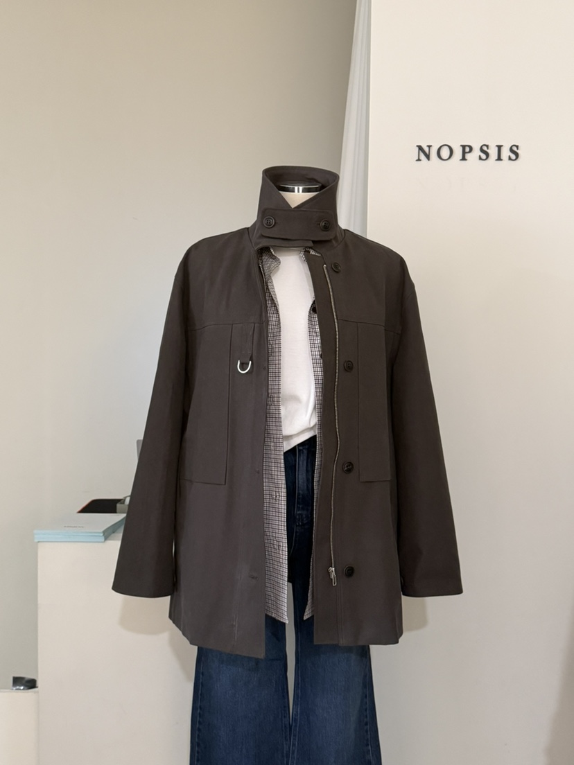 NOPSIS韓國直郵㊣女裝新款熱賣25秋冬職業真品夾克不含內搭NOPSIS夾克