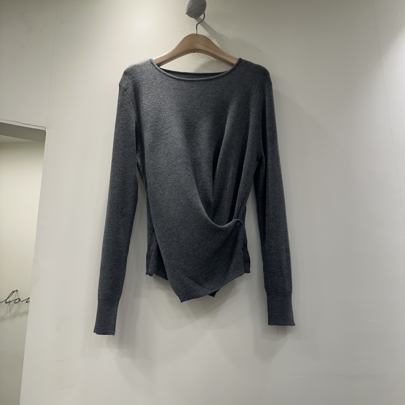 THE LOW韓國直郵㊣女裝新品人氣時尚熱賣推薦職業針織衫雙面THE LOW針織衫圖色2
