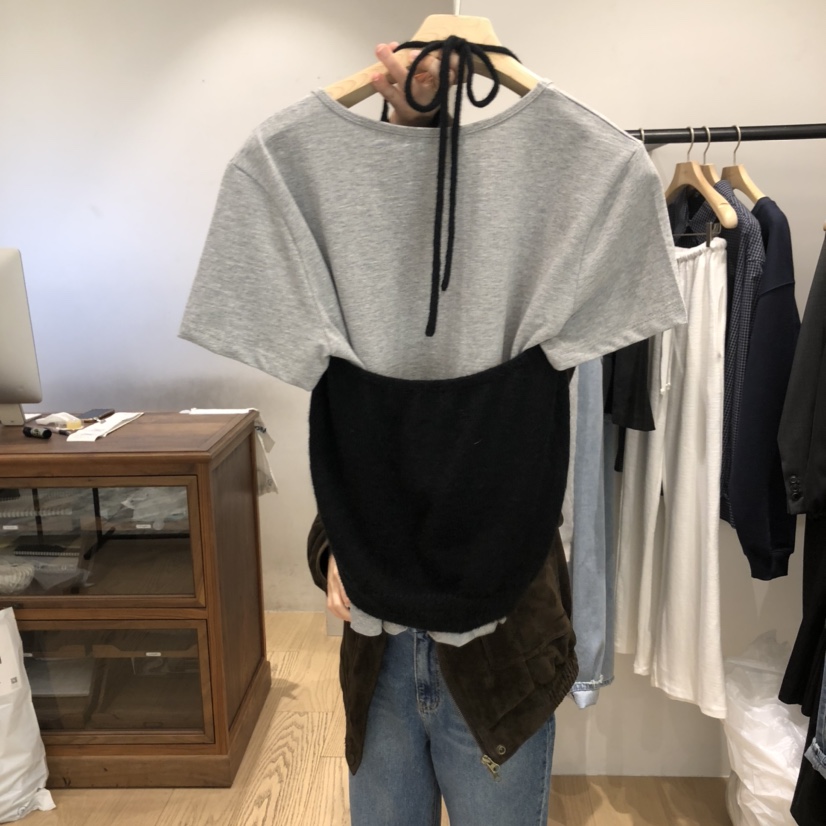 OURIN韓國直郵㊣女裝新品熱賣真品推薦時尚吊帶背心不含內搭OURIN吊帶/背心