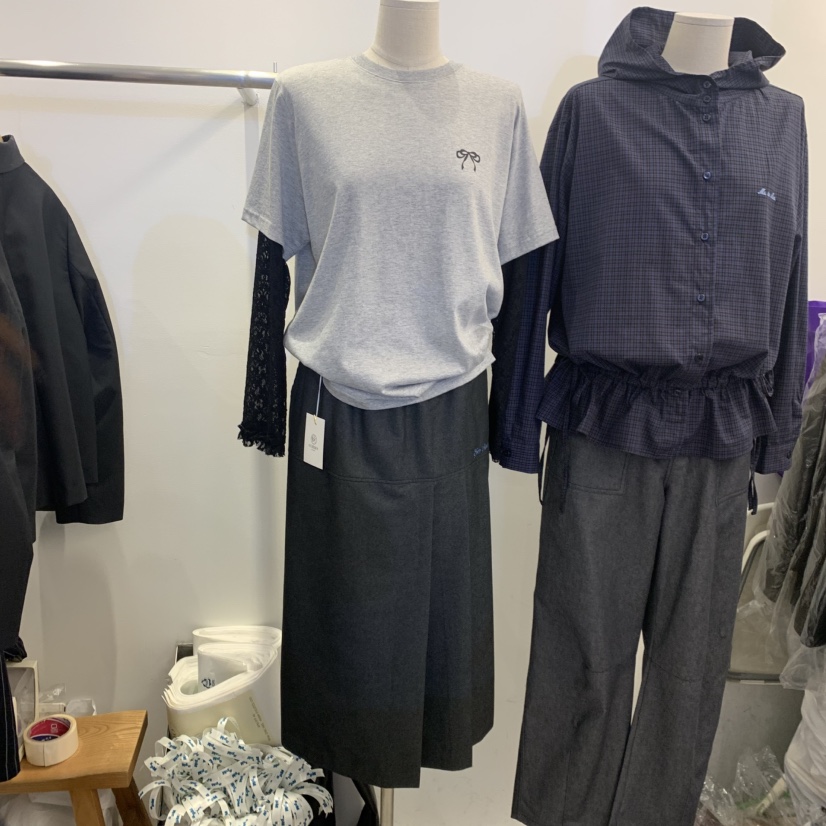 TAN&COMO東大門㊣直郵女裝新款熱賣25秋冬半身裙中短裙tan-COMO半身裙/中短裙