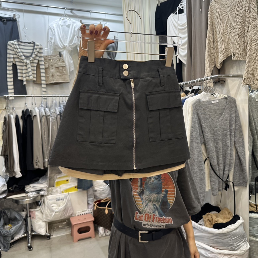 BILLION-L東大門㊣實拍女士新款真品人氣25秋冬熱賣時尚裙褲BILLION-L裙褲圖色2