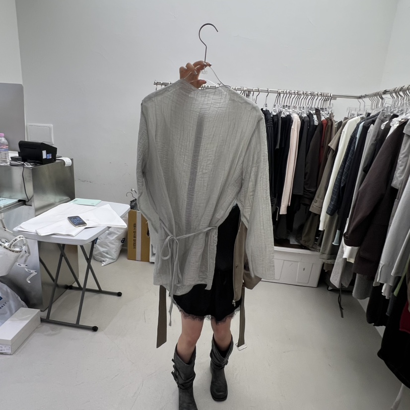 PADO韓國代購㊣女士新品休閑時尚熱賣職業推薦25秋冬襯衫蕾絲衫PADO襯衫/蕾絲衫圖色3