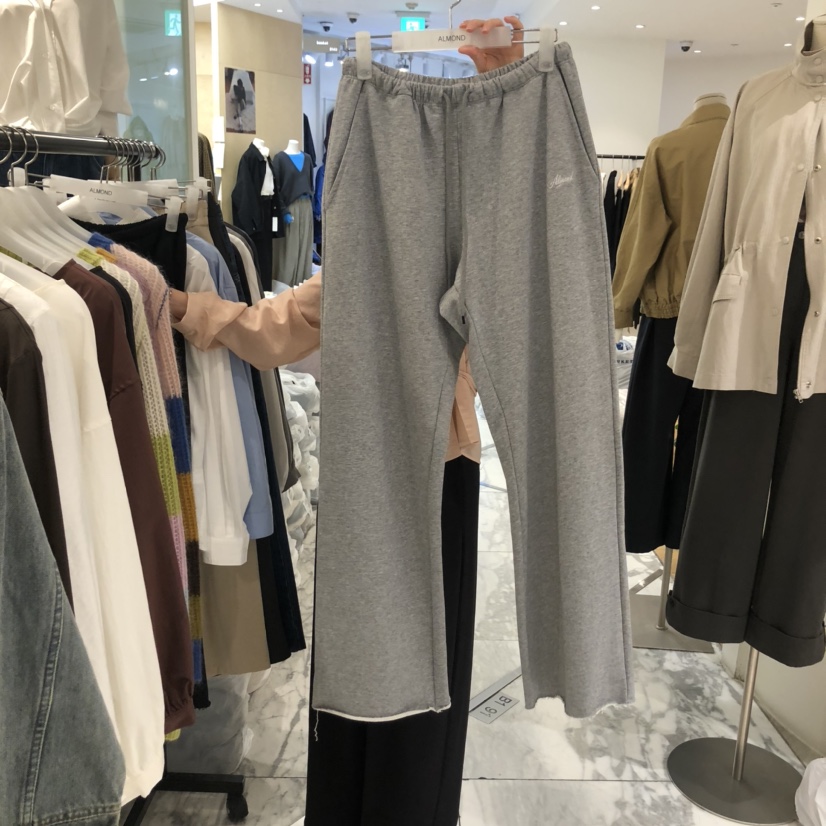ALMOND韓國代購㊣女士新品休閑25秋冬職業推薦熱賣時尚休閑褲ALMOND休閑褲