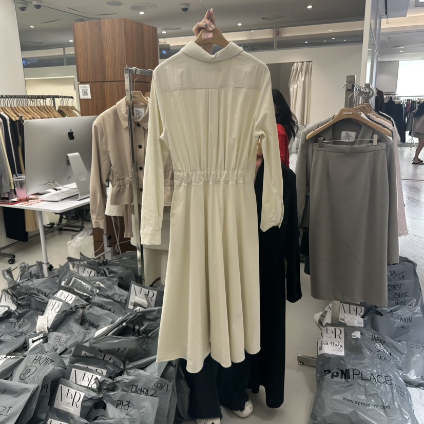 MER東大門㊣實拍女士新品推薦熱賣休閑時尚真品人氣25秋冬連衣裙MER/ANGELO BIANCO連衣裙