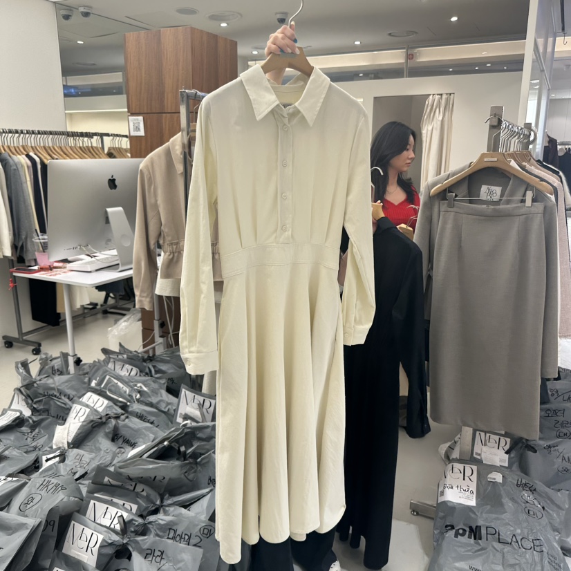 MER東大門㊣實拍女士新品推薦熱賣休閑時尚真品人氣25秋冬連衣裙MER/ANGELO BIANCO連衣裙