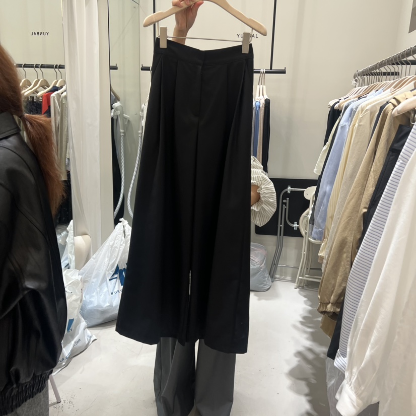 YUNBAL東大門㊣代購女裝新品人氣時尚25秋冬職業休閑休閑褲YUNBAL休閑褲