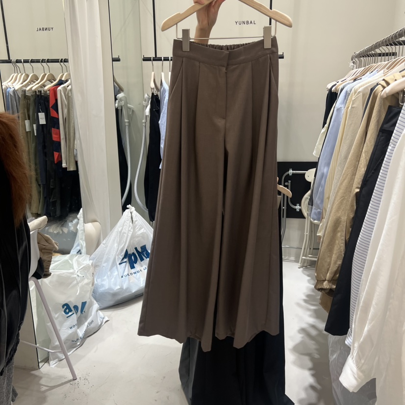 YUNBAL東大門㊣代購女裝新品人氣時尚25秋冬職業休閑休閑褲YUNBAL休閑褲圖色2
