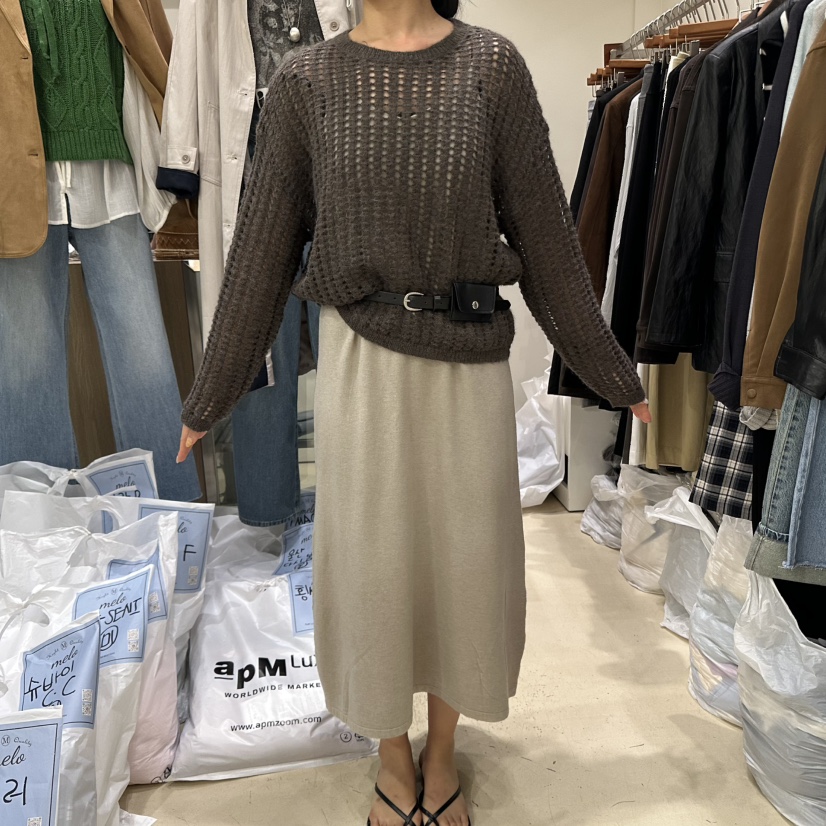 MELO東大門㊣代購女裝新品熱賣推薦休閑套裝含腰帶兩件套套裝MELO套裝圖色3