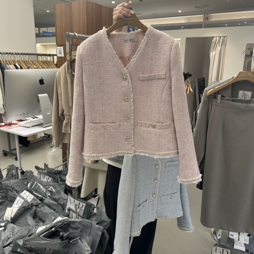 MER東大門㊣直郵女裝新品推薦真品25秋冬職業人氣熱賣休閑夾克MER/ANGELO BIANCO夾克圖色2