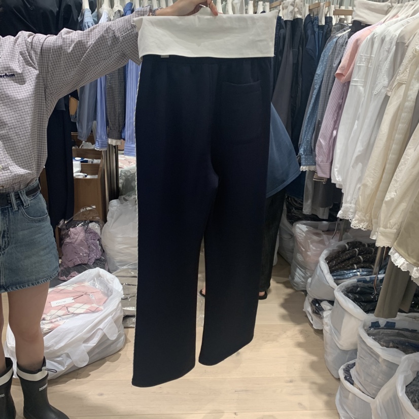 OGI韓國代購㊣女裝新品人氣時尚職業熱賣休閑真品25秋冬休閑褲FLat OGI休閑褲