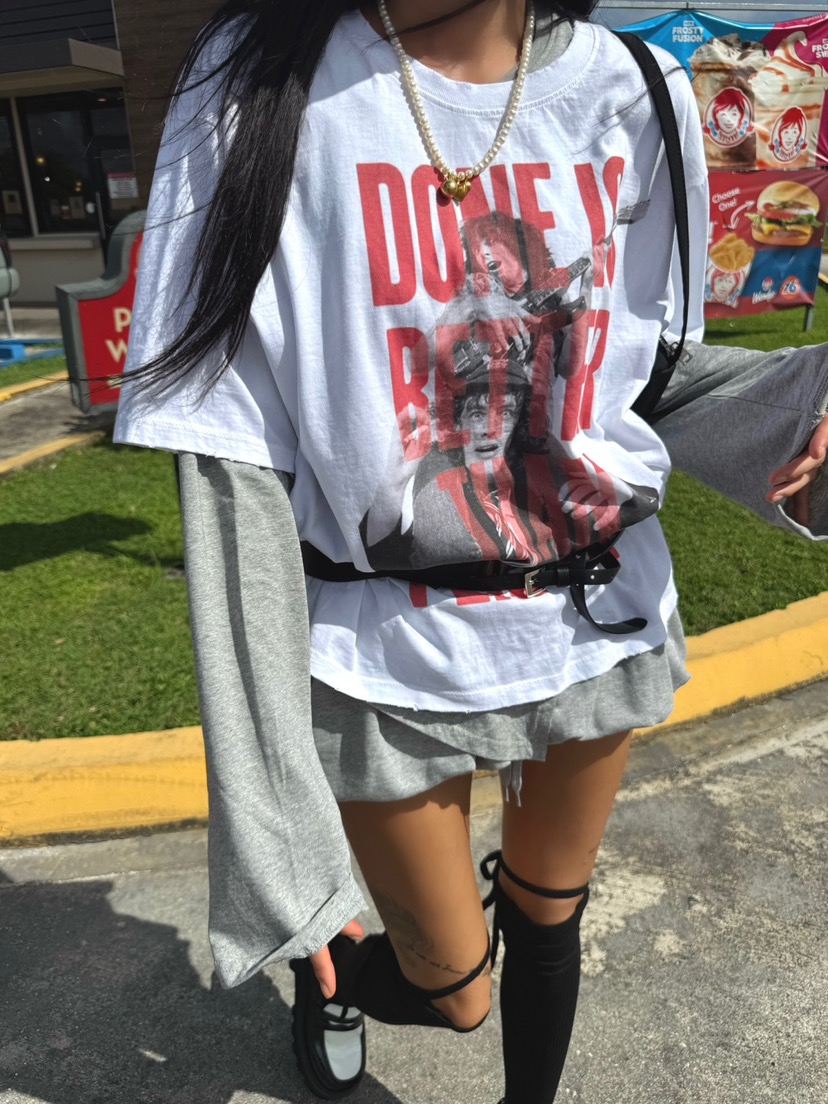 ABBEYLEE韓國直郵㊣女裝新品人氣真品推薦T恤不含配飾不含內搭ABBEYLEET恤