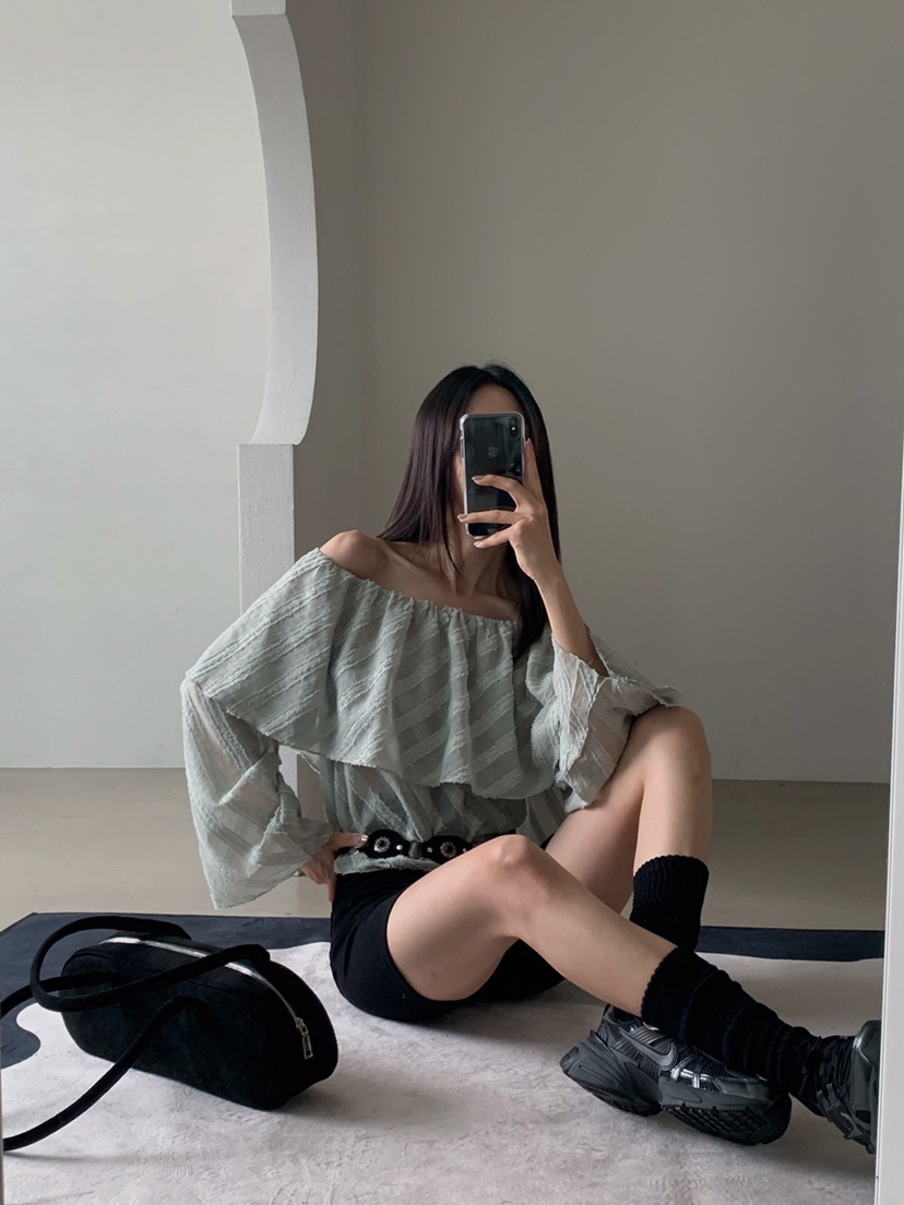 VERANDA韓國直郵㊣女裝新品推薦職業真品人氣時尚襯衫蕾絲衫VERANDA襯衫/蕾絲衫