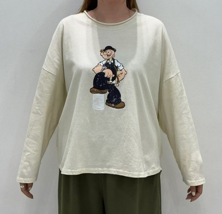 ZACCU韓國代購㊣女士新品職業25秋冬休閑時尚長袖T恤大力水手ZACCU長袖T恤