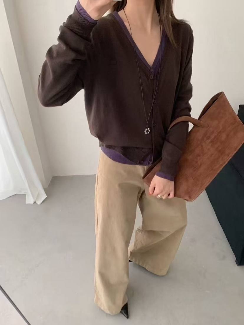 OLA韓國代購㊣女裝新款職業休閑25秋冬時尚熱賣推薦人氣針織衫mellor/OLA針織衫