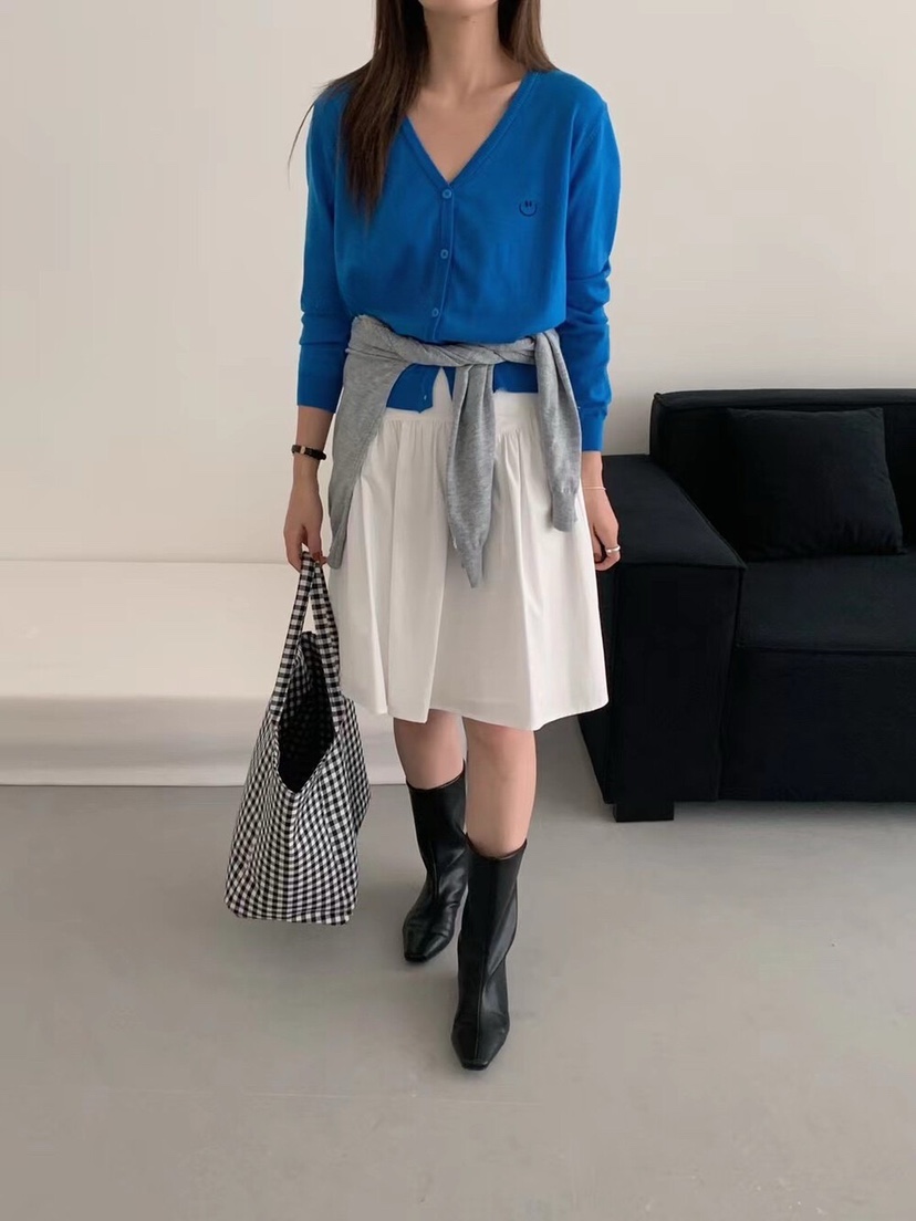 OLA韓國代購㊣女裝新款職業休閑25秋冬時尚熱賣推薦人氣針織衫mellor/OLA針織衫