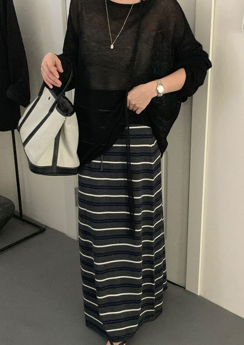 OLA東大門㊣代購女士新品時尚熱賣25秋冬真品人氣職業休閑長裙mellor/OLA長裙