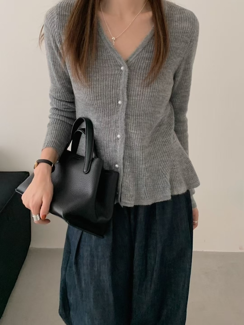 OLA東大門㊣實拍女裝新款休閑熱賣時尚真品人氣職業推薦針織衫mellor/OLA針織衫
