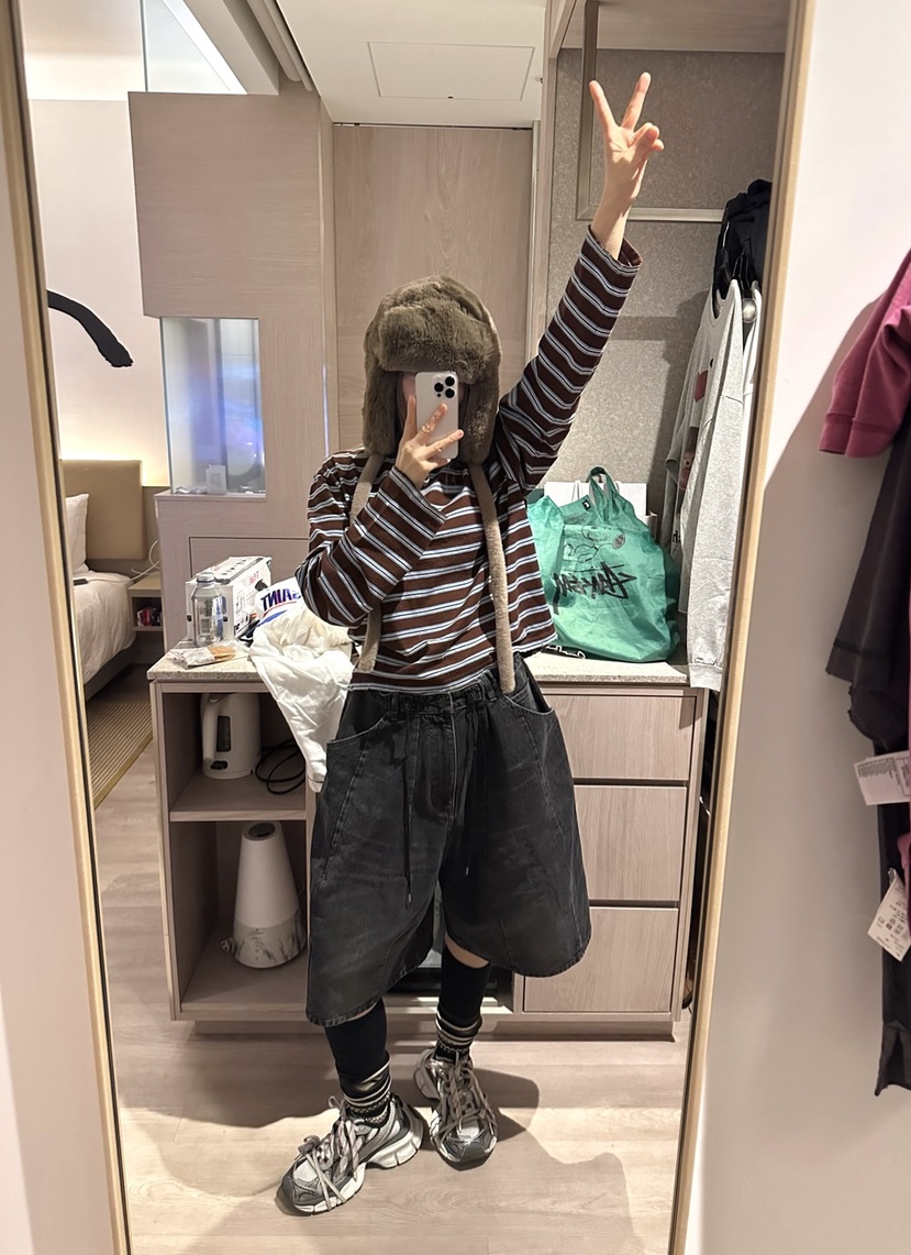 CRACKERS東大門㊣代購女士新款推薦時尚25秋冬職業熱賣長袖T恤CRACKERS長袖T恤