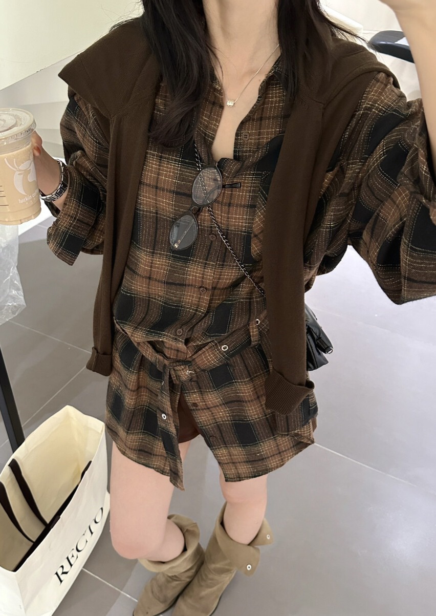 OLA東大門㊣實拍女士新品真品人氣時尚熱賣襯衫蕾絲衫含腰帶mellor/OLA襯衫/蕾絲衫