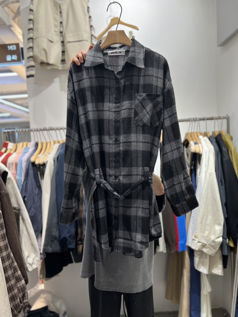 OLA東大門㊣實拍女士新品真品人氣時尚熱賣襯衫蕾絲衫含腰帶mellor/OLA襯衫/蕾絲衫圖色3